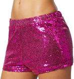 2dekans | Dressforfun Pailletten-short pink M -, Kleding | Dames, Ophalen of Verzenden, Nieuw