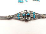 Zilver - Armband - zilver, oorhangers, niëll, Antiek en Kunst