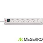 Bremounta stekkerdoos 5-voudig met 2 USB C laadaansluitingen, Informatique & Logiciels, Pc & Câble réseau, Verzenden