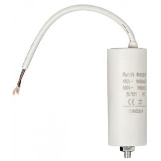 Condensator - Aanloop - 25.0 F (Max. 450V, Met kabel), Bricolage & Construction, Électricité & Câbles, Envoi