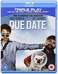 Due Date Blu-ray en DVD (Blu-ray tweedehands film), CD & DVD, DVD | Action, Enlèvement ou Envoi