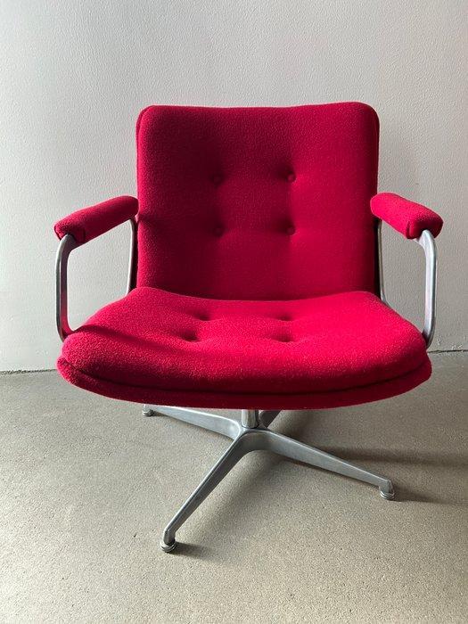 Artifort - Geoffrey D. Harcourt - Fauteuil - Aluminium, Wol, Antiek en Kunst, Antiek | Meubels | Stoelen en Sofa's