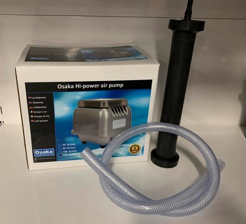 ACTIESET: Osaka Hi-power 120 luchtpomp - nieuw model + membr, Tuin en Terras, Vijvers, Nieuw, Ophalen of Verzenden