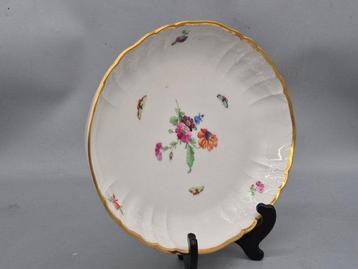 Plat - KPM Berlin – Antike ovale Schale mit Blumen- und