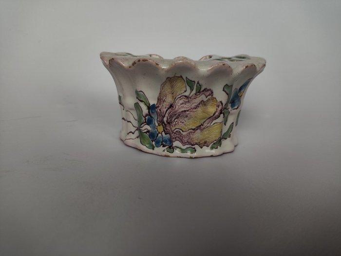 aardewerkfabriek Strasbourg-Haguenau. - Vase - Pique Fleurs, Antiek en Kunst, Antiek | Glaswerk en Kristal