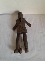 Folk Art - Jouet - Antique Folk Art Carved Wooden Pull Toy -