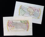 Wereldkaart, Kaart - Atlantische Oceaan / Oost-Indië /, Boeken, Atlassen en Landkaarten, Nieuw