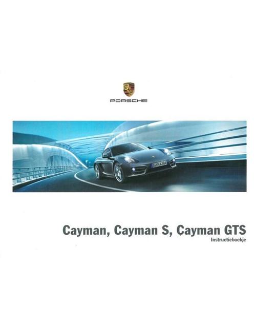 2015 PORSCHE CAYMAN S GTS INSTRUCTIEBOEKJE NEDERLANDS, Auto diversen, Handleidingen en Instructieboekjes, Ophalen of Verzenden
