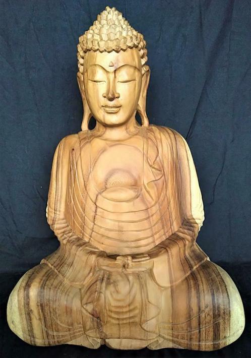 Suarhouten Boeddhabeelden uit Bali, Indonesie, Handgemaakt, Maison & Meubles, Accessoires pour la Maison | Statues de Bouddha