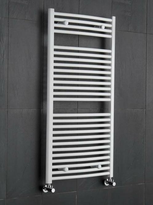 Sanifun handdoekradiator Medina Rondo 800 x 400 Wit, Bricolage & Construction, Chauffage & Radiateurs