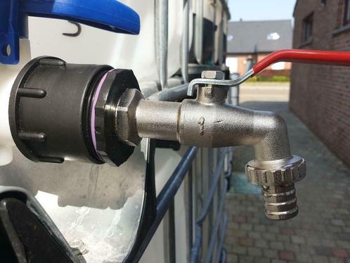 Adapter met kraan van 1 duim voor ibc ( Tonnen,Vaten ,ibc ), Jardin & Terrasse, Barils de pluie, Enlèvement