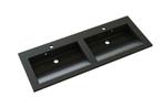 Sanifun Allibert wastafel Slide 1202 x 462 x 20 mm zwart gra, Ophalen of Verzenden, Nieuw, Wastafel
