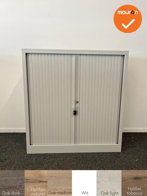 Robberechtse roldeurkast - 105x100x45cm - Lichtgrijs - brede, Zakelijke goederen, Kantoor en Winkelinrichting | Kantoormeubilair en Inrichting