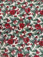 san Leucio - Paar kerstservetten met hulst en rode bessen -, Nieuw