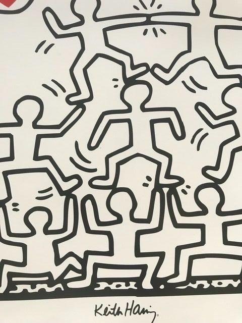 Keith Haring (after) - Opera Untitled 1982 - Jaren 1990, Antiek en Kunst, Curiosa en Brocante