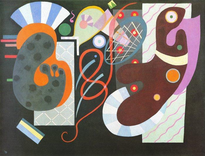 Wassily Kandinsky (1866-1944), after - Nœud Rouge, Antiek en Kunst, Antiek | Overige Antiek