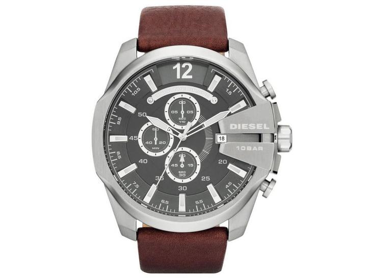 Diesel Chief DZ4290 - Herenhorloge 51 mm - Chronograaf -, Handtassen en Accessoires, Horloges | Heren, Zo goed als nieuw, Verzenden
