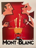 Monsieur Z - Affiche de Tourisme La Fondue - Mont Blanc, Antiek en Kunst