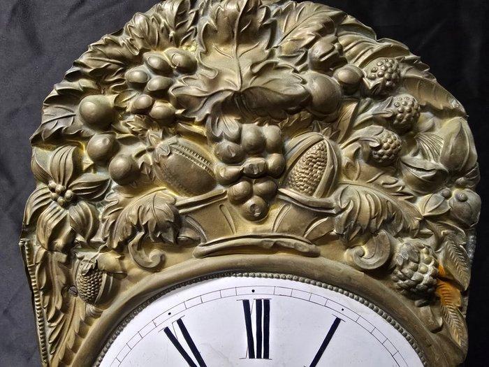 Horloge comtoise - malé - Antique Émail, Laiton, Métal -, Antiek en Kunst, Antiek | Klokken