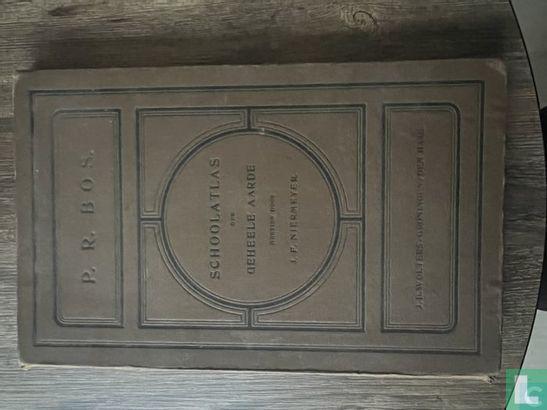 Bos, P.R. - Bos schoolatlas der geheele aarde - 1915, Boeken, Reisverhalen, Europa, Gelezen, Verzenden