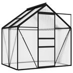Aluminium Tuinkas 2,47mÂ³ Antraciet | Tweede Kansje | 55%, Tuin en Terras, Kassen, Polycarbonaat, Verzenden, Aluminium, Kweekkas
