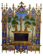 Frédéric Wentzel Edit. - Devotie-prent uit 1860 - 26 x 30 cm, Antiek en Kunst