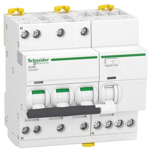 Schneider Electric ICV40H 3P+N 6A RCBO Aardlekautomaat -, Doe-het-zelf en Bouw, Elektriciteit en Kabels, Verzenden