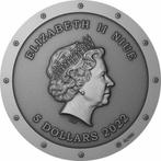 Niue. 5 Dollars 2022 2 oz $5 NZD Niue Silver Metal Fish