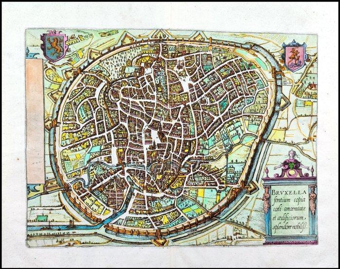 België - Stad Brussel, Bruxelles, Europa; Lodovico, Boeken, Atlassen en Landkaarten