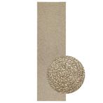 vidaXL Vloerkleed ZIZUR beige binnen en buiten 80x250 cm, Verzenden, Nieuw
