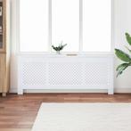 vidaXL Radiatorombouw 205 cm MDF wit, Verzenden, Nieuw