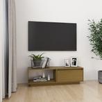vidaXL Tv-meubel 110x30x33,5 cm massief grenenhout, Verzenden, Nieuw