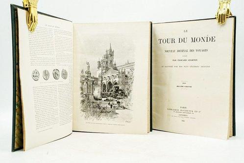 Edouard Charton - Le Tour du Monde - Nouveau Journal des, Antiek en Kunst, Antiek | Boeken en Manuscripten
