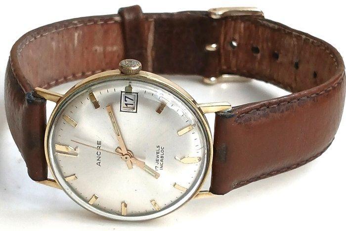 Ancre 14 karaat geel goud. - Homme - 1960-1969, Handtassen en Accessoires, Horloges | Heren