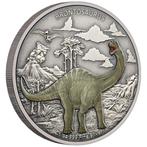 Niue. 2 Dollars 2021 Dinosaurs Brontosaurus, 1 Oz (.999)