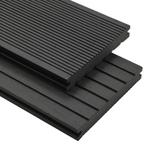 vidaXL Terrasplanken met accessoires 15 m² 4 m massief HKC, Verzenden, Nieuw