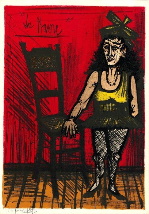 Bernard Buffet (1928-1999) - Le cirque, la naine -, Antiek en Kunst, Antiek | Overige Antiek