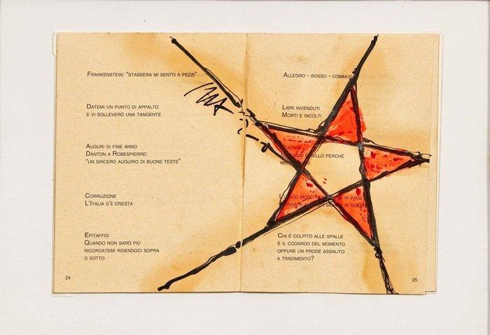 Gilberto Zorio (1944) - Stella, Antiquités & Art, Art | Peinture | Moderne