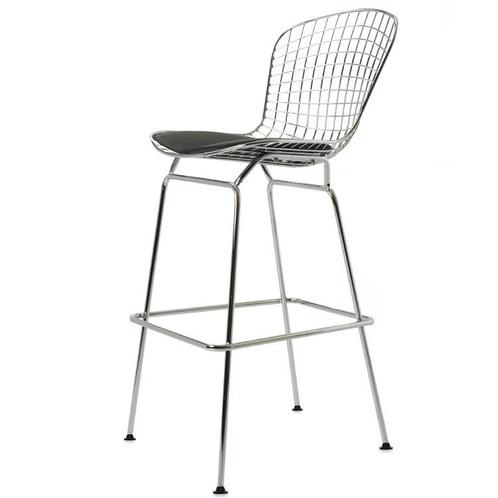 Barkruk Bertoia Barstool zwart, Huis en Inrichting, Barkrukken, Nieuw, Verzenden