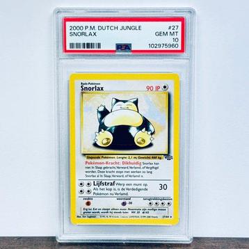 Pokémon Graded card - Snorlax - PSA 10