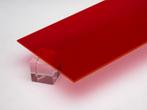 Acrylaat (PMMA) basisplaat (transparant rood, 50x30 cm, 3 m, Verzenden, Nieuw