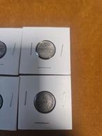 France. Lot de 9 monnaies en argent (20 Centimes et 50