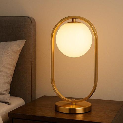 Unique Treasure - Lampe de table - Métal, Verre, Métal, Antiek en Kunst, Kunst | Designobjecten