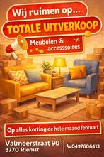 Grote uitverkoop – Meubels en decoratie, Ophalen, Nieuw, Industrieel - Scandinavisch - Landelijk