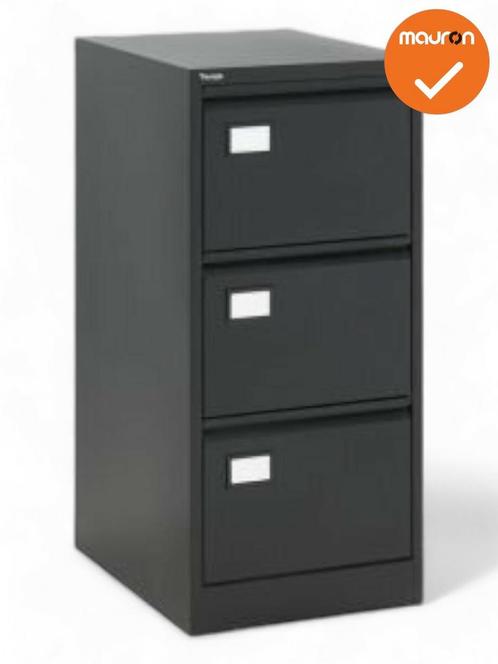Mauforce Dossierskast - 105,6x46x62cm - 3 laden - Kleur naar, Zakelijke goederen, Kantoor en Winkelinrichting | Kantoormeubilair en Inrichting