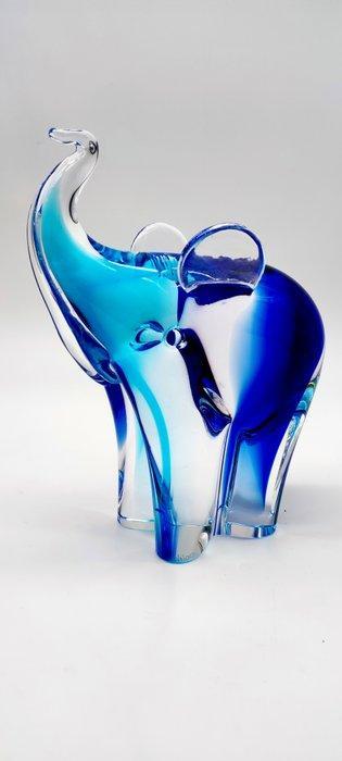 v.nason&c - Presse-papier - Grand Eléphant dAfrique - Glas, Antiek en Kunst, Antiek | Glaswerk en Kristal