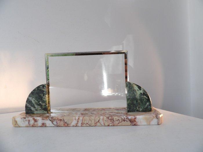 Fotolijst - Marmer/Glas, Antiek en Kunst, Curiosa en Brocante
