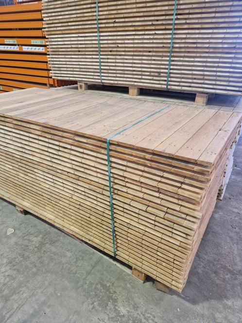 Vlonder 2700x1050mm Vurenhout gesloten gebruikt, Zakelijke goederen, Kantoor en Winkelinrichting | Magazijn, Stelling en Opslag