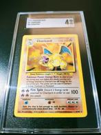Pokémon - 1 Graded card - Charizard 4/102 - SGC 4, Hobby en Vrije tijd, Nieuw