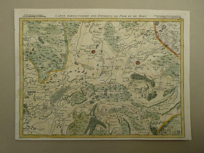 Belgique - Limburg, Peer, Bree,; G. Dheulland - Carte, Boeken, Atlassen en Landkaarten